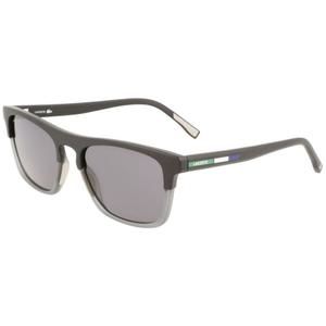 NEW Lacoste L610SND 002 Matte Black Sunglasses with Grey Lenses 55/19/145